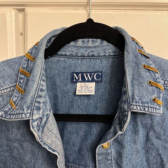 Western Denim Button up shirt - Picture 3 of 4